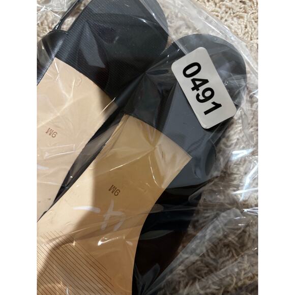 Calvin Klein Flats Ladies Slingback Black Sz 9 Career Travel City Capsule Simple - Picture 8 of 8